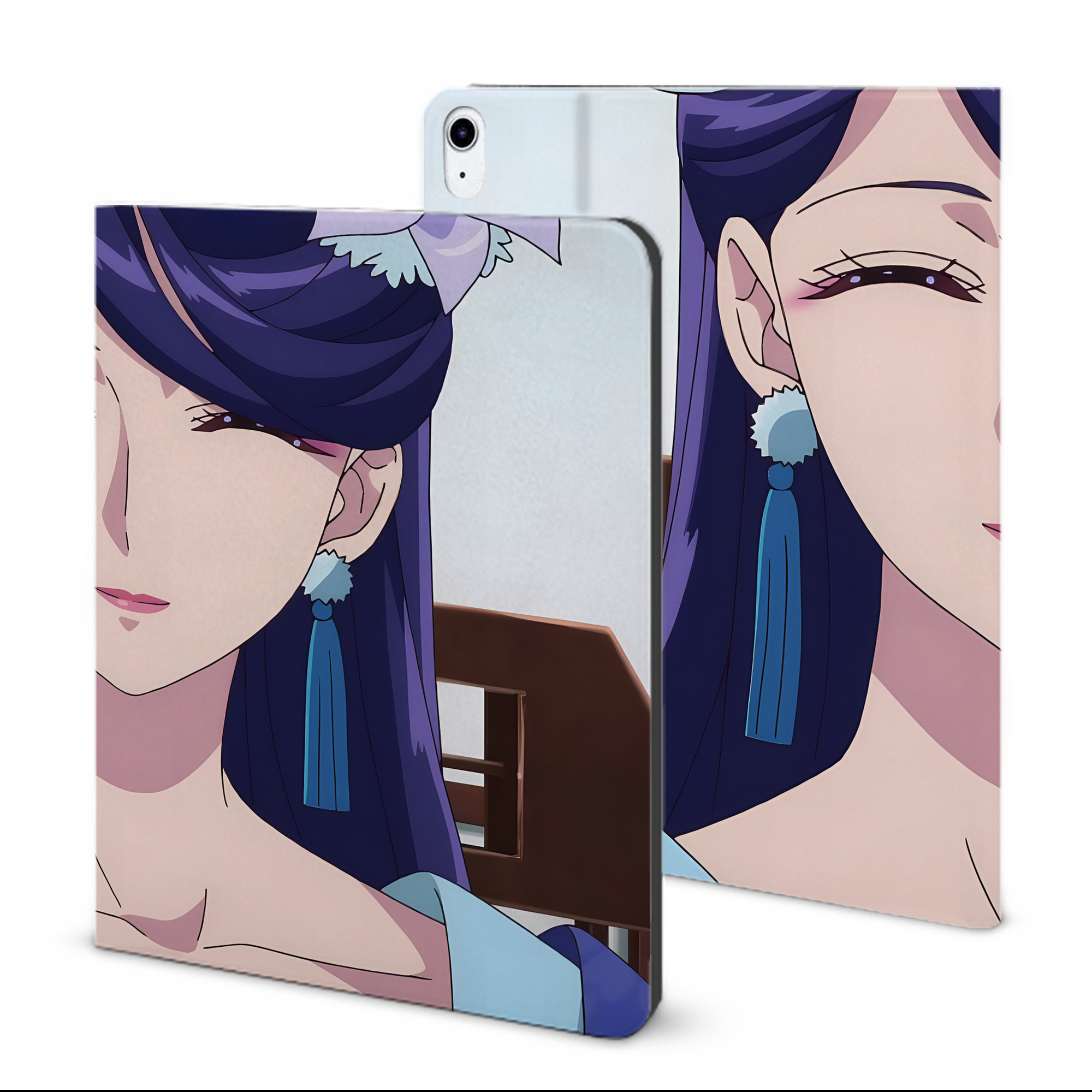 （画像用） 薬屋のひとりごと The Apothecary Diaries IPad ケース ブック型 PUレザー TPU 耐衝撃 軽量 薄型 ペン収納なし 全面保護 IPad 各モデル対応